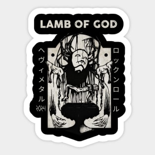 lamb of god Sticker